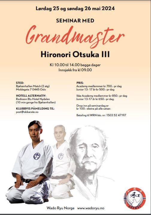 Trening med Grandmaster i mai